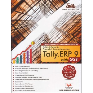 BPB Publications Official Guide to Financial Accounting Using Tally.ERP 9 with GST by Tally Educational Private Limited